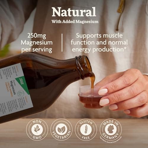 Salus Magnésium - Complément Alimentaire Liquide Enrichi en Magnésium - Propriétés Anti-Fatigue, Aide Fonctionnement du Système Nerveux - S'assimile Facilement Grâce sa Forme Liquide - 250 g