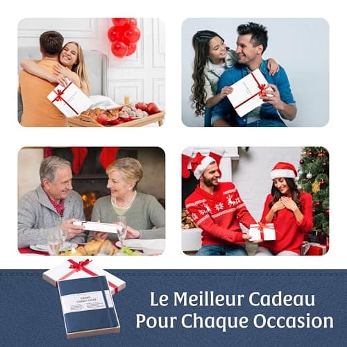 Beechmore Books Carnet de Notes Lignées - XL A4 Bleu Marine Journal Couverture Rigide Premium Cuir Vegan, Papier Ligné Crème Épais 120 g/m2, Boîte Cadeau, pour Écrivain, Journaliste, Réunion, Étudiant
