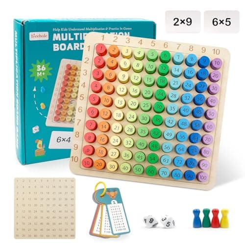 Criveple L'apprentissage du Jeu de Multiplication 1x1 avec la Table de Multiplication,Le Jouet éducatif de calcul et d'apprentissage pour Jouer de manière ludique pour Les Enfants et Les élèves.