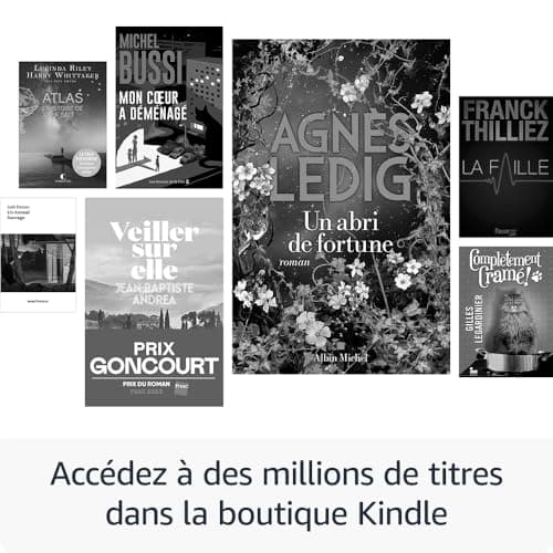 Nouvel Amazon Kindle Paperwhite (16 Go) | Notre modèle le plus rapide avec un nouvel écran antireflets de 7" et une autonomie de plusieurs semaines | Sans publicités | Noir