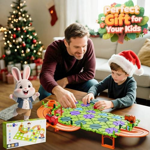 fygurso Jeux de société DIY STEM pour Enfants, Jouets Road Builder et Labyrinthe,Casse-tête Montessori pour 4-12 Ans, Stimulent l'intelligence, Cadeaux préscolaire