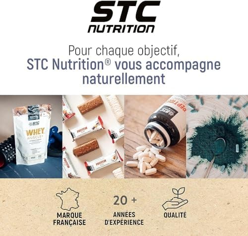 STC NUTRITION - Over Blast No Cramp - Gel énergétique pour le sport - Nutrition sportive - Limite les sensations de lourdeurs dans les jambes - Goût Cola - Texture gel - 10 dosettes de 25g