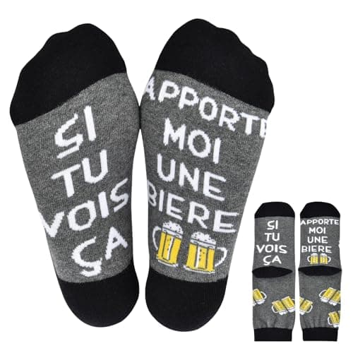 cheap4uk Chaussettes Fantaisie Coton Cadeaux Humoristique Pour Homme Femme Rigolote Cadeau Humour Fête Des Pères Chaussettes À La Maison