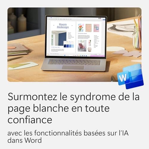 Microsoft 365 Famille - Office 365 apps - jusqu’à 6 utilisateurs - 15 Mois + McAfee Total Protection - PC/MAC, tablette et smartphone - Code d'activation - envoi par email