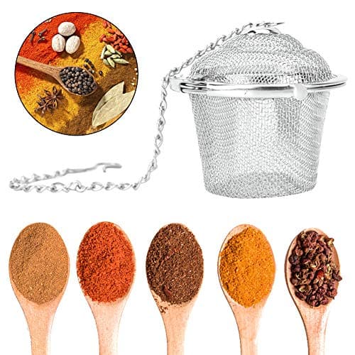 Infuseur à thé 8,5cm, Infuseur Thé en Acier Inoxydable,Tasse Infuseur À Thé, boule à thé filtre à thé passoire à thé en acier inoxydable pour infuser le thé en vrac, les épices, tasses et théières