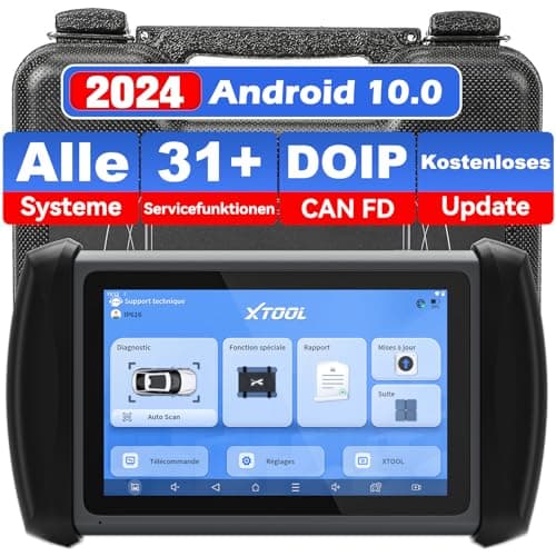XTOOL InPlus IP616 OBD2 Valise Diagnostic Auto, OBD2 Diagnostic Voiture, 31+ Service, Remise à zéro Huile/ABS/DPF/TPMS, Codage des Injecteurs, Programmation des clés, Mise à Jour à Vie