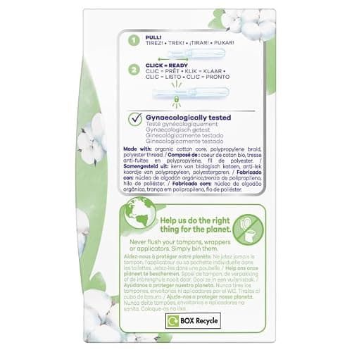 TAMPAX - Tampons avec applicateur en coton pour une protection régulière - Lot de 14 serviettes - Confortable et fiable pour les femmes. - Lot De 3 - Vendu Par Lot
