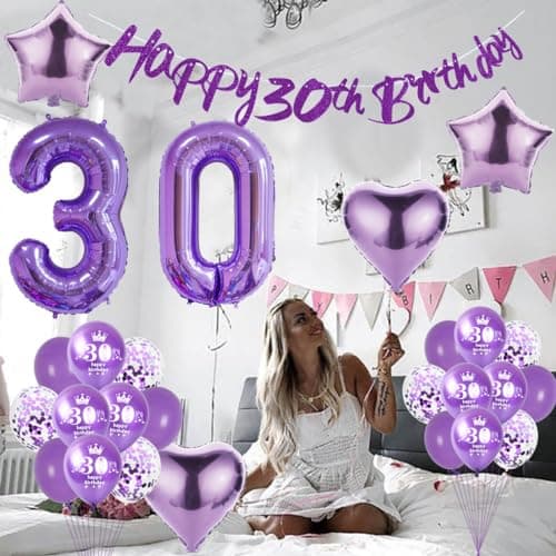 violet Ballon 55 ans anniversaire femme violet Décoration gâteau 55 ans anniversaire femme Décoration anniversaire 55 ans femme Ballon violet décoration anniversaire 55 ans femme ballon violet