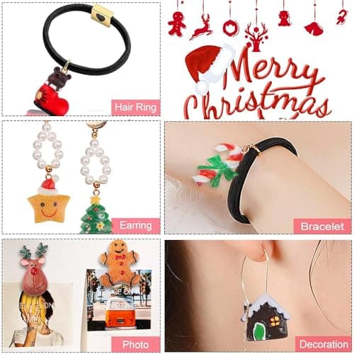 60 Pièces Ornements Miniatures De Noël,Noël Miniature De Résine Père Noël Accessoires De Noël Miniature De Résine Mini Décorations De Noël Figurines Petites Miniatures Ornements Pour Noël Cadeaux