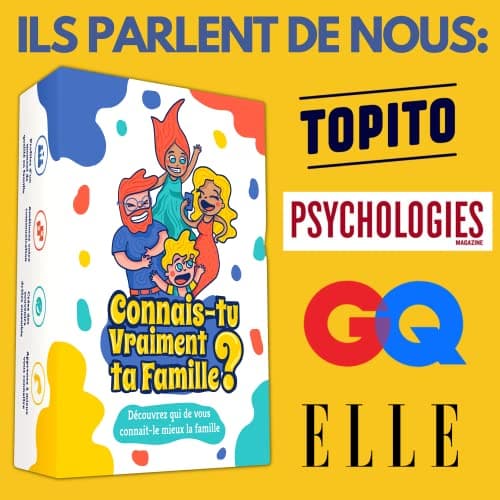 Oh Happy Games - Connais-tu Vraiment ta Famille? Le Jeu Familial délirant Plein de devinettes, quizz et défis pour découvrir Qui connait Le Mieux la Famille!