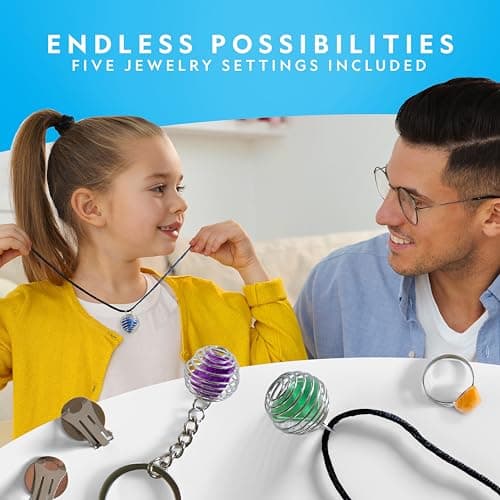 NATIONAL GEOGRAPHIC Starter Rock Tumbler Kit - Rock Polisher for Kids and Adults, Complete Rock Tumbler Kit, Durable Leak-Proof Tumbler, Rocks, Grit, and 5 Jewellery Fastenings, A Great STEM Hobby
