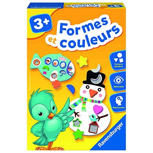Ravensburger - Jeu Educatif - Formes et couleurs - Association logique - Développement de l'observation et de la motricité - A partir de 3 ans - 24032