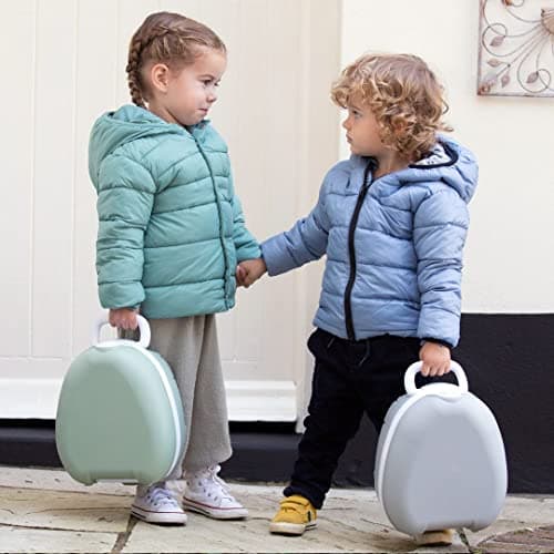 My Carry Potty - Pot de Voyage Vert Pastel, Meilleur Siège de Toilette Portable pour les Tout-Petits et les Enfants à Emporter Partout