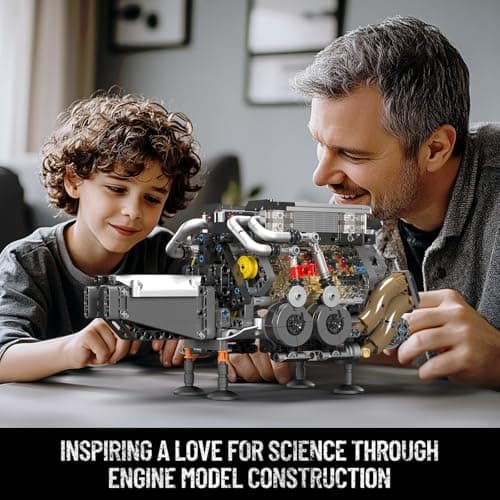 Mould King 10131 Technique W16 Moteur Blocs de Construction Jouet Modèle 952 Pièces Technologie Moteur Blocs de Construction Jeu / Cadeau / Objets de Collection pour Garçons Filles