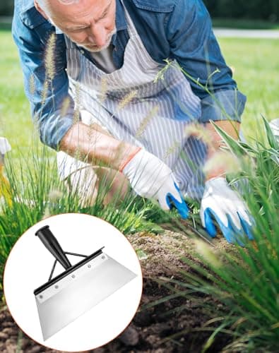 QWORK® Pelle de Nettoyage, Pelle de Jardin, tête de Rechange pour Pelle de désherbage, grattoir à Peinture, 30cm, Acier au manganèse