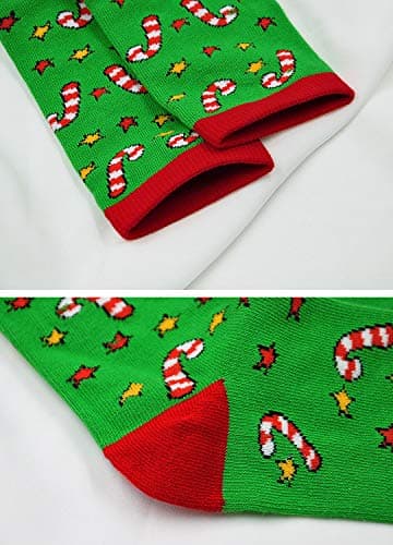 Chaussettes Fantaisie Femme Cadeau Noël: Coton Doux Chaussette Animaux Femme Soquettes à Mignon Rigolo Drôle Motif, 36-41, 5 Paire