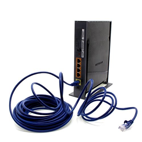 1aTTack.de Câble réseau Cat.6 - bleu - 5X - 0,5m - (jeu) - Câble Ethernet CAT6 Câble Lanka Câble patch 1000 Mbits