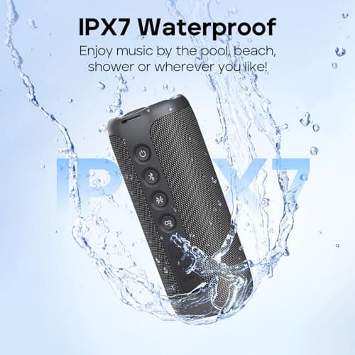 TRIBIT StormBox 2 Haut-parleur Bluetooth avec 34W 360° Son Surround, Technologie XBass, 24H d'autonomie, Étanchéité IPX7, Bluetooth 5.3, Association TWS Haut-parleur portable sans fil pour l'extérieur