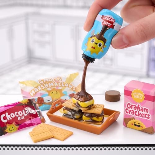 MGA's Miniverse Make It Mini Food - Cafe Series 3 - Minis à Collectionner Dans un Emballage Aveugle Mystère - Jeu en Résine DIY - Réplique d’Aliments, NON COMESTIBLE - Collectionneurs et + de 8 ans