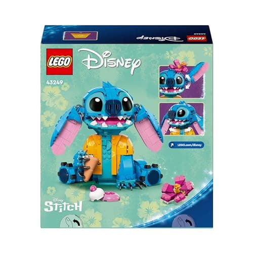 LEGO ǀ Disney Stitch, Jouet de Construction pour Enfants, Set avec Cornet de Glace, Figurine à Construire, Idée Cadeau pour Les Filles et Garçons Dès 9 Ans Fans du Célèbre Film Lilo et Stitch 43249