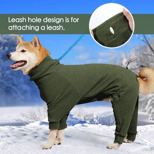 Dotoner Manteau pour Chien à Quatre Pattes Vestes pour Chien Polaire Coupe-Vent Pull Vêtements Chien Manteaux d'hiver pour Chiens de Petite,Taille pour l'intérieur et l'extérieur
