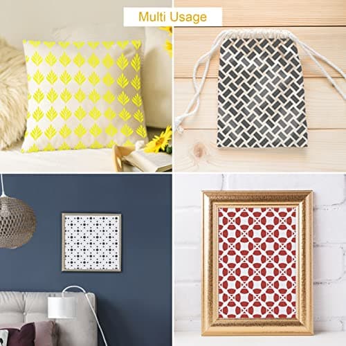 OOTSR 16 Pièces Pochoir de Peinture en Plastique, Pochoir Dessin Peinture Pochoirs de Peinture Réutilisables pour DIY Scrapbooking Bois Meubles Mur Maison Décor