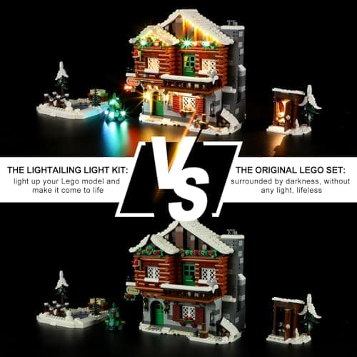 LIGHTAILING Kit d'éclairage LED pour Lego- 10325 Chalet Alpin Modèle de Blocs de Construction - Jeu de lumière LED Compatible avec Le modèle Lego (Non Incluso nel Modello)