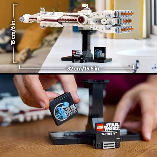 LEGO Star Wars Tantive IV, Vaisseau Spatial à Collectionner, Set de Construction Créatif pour Adultes, Véhicule Mythique, Idée Cadeau d’Anniversaire pour Fans de la Saga 75376