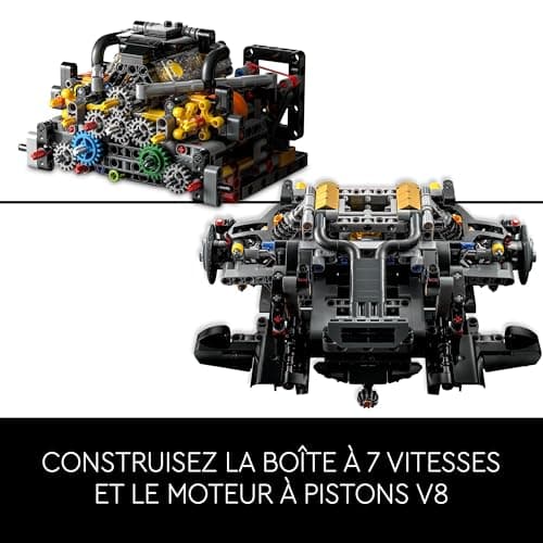 LEGO Technic McLaren P1 - Kit Maquette Hypercar pour Adultes - Idée Cadeau pour Les Passionnés de Voitures - Objet Collector à Échelle Réduite - Réplique de Voiture de Course 42172
