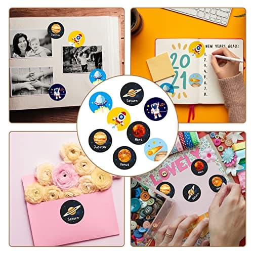 jiuzcare Autocollants Etiquette Merci 3,8cm Autocollants Rondes 500 Pièces Étiquettes Remerciement Thank You Stickers Etiquette Cadeau Autocollante Les Emballage Enveloppe Autocollants, H102