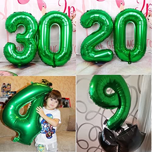 Vert Décoration 16 anniversaire, Ballon Décoration 16 ans anniversaire, Vert Décoration gâteau anniversaire 16 ans garçon, 16 ans anniversaire garcon fille, Vert Décoration 16 anniversaire ballons