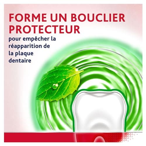 Parodontax Bain de Bouche Menthe Herbale, pour les Dents Sensibles, Élimine la Plaque Dentaire, sans Alcool, 2 x 500 ml