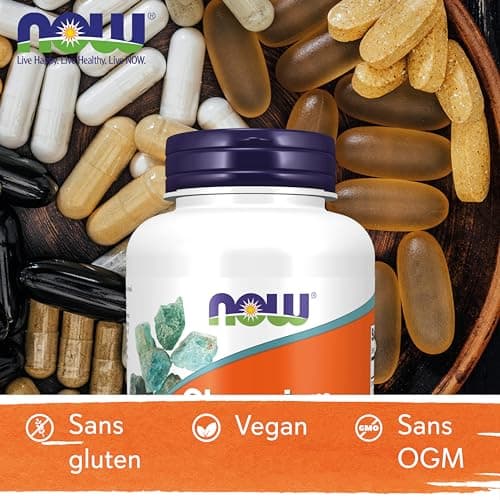 Now Foods, Chrome Picolinate, 200 mcg, 250 Capsules végétaliennes, Oligo-Élément, Chrome, Sans Gluten, Sans Soja, Végétarien