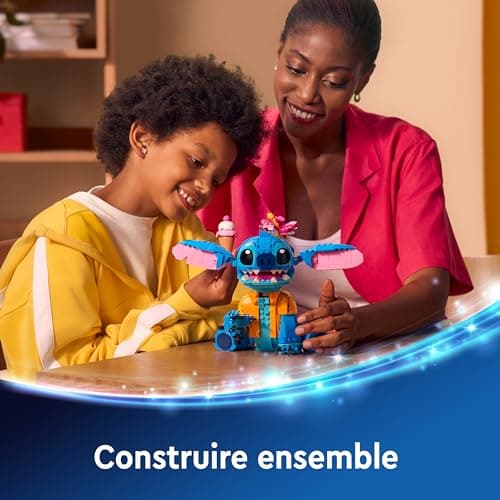 LEGO ǀ Disney Stitch, Jouet de Construction pour Enfants, Set avec Cornet de Glace, Figurine à Construire, Idée Cadeau pour Les Filles et Garçons Dès 9 Ans Fans du Célèbre Film Lilo et Stitch 43249