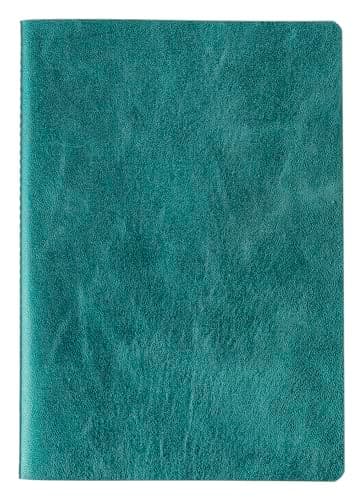 Clairefontaine 115948C - Un Set de 2 Carnets Cousus Fil / Carnet Cuir Uni et Carnet Carte motif Feuille de Ginkgo A5 - 14,8x21 cm 64 Pages Lignées Papier Ivoire 90g - 2 visuels, livr Aléatoire Ginkgo