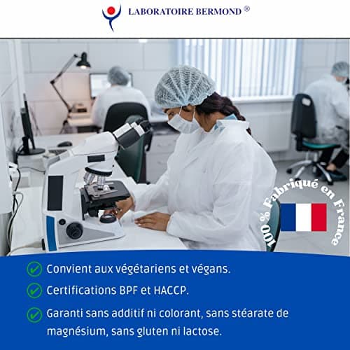 Probiotique flore intime vaginale - Ferments lactiques 40 milliards UFC en 5 souches Lactobacillus - Enzymes digestives Fabrique en FRANCE en 60 gelules vegetales gastro resistantes naturels et Vegan