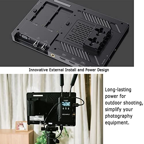 Feelworld LUT11S 10.1 Pouces Écran Tactile de pour Appareil Photo Reflex numérique avec Ultra luminosité 2000nits, 3G-SDI 4K HDMI 1920x1200 Compatible avec DJI(SDI and HDMI)