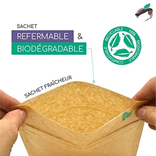 Chabiothé - bâtons de réglisse BIO 100g - IGP Italie, Calabre - sachet biodégradable - minimum 10 bâtons à mâcher - conditionné en France