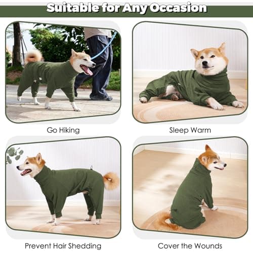Dotoner Manteau pour Chien à Quatre Pattes Vestes pour Chien Polaire Coupe-Vent Pull Vêtements Chien Manteaux d'hiver pour Chiens de Petite,Taille pour l'intérieur et l'extérieur