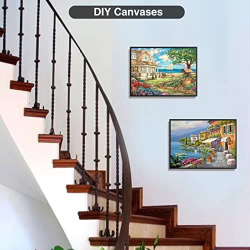 Kinsinder 6 Pack Diamond Painting Personnalisé, 5D Broderie Diamant Peinture Kit, Full Drill Peinture Diamant pour Adulte EnfantsArtisanat Décor Murale À La Maison