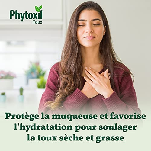 PHYTOXIL TOUX - Dispositif médical- Sirop 133 ml - Soulage la toux sèche et toux grasse - Thym, Plantain, Miel - A partir de 2 ans -