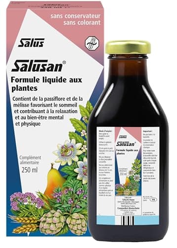 Salus Salusan® - Formule liquide - Sommeil et Relaxation, Bien-Être - Extraits Naturels de Mélisse et de Passiflore - 250 ml