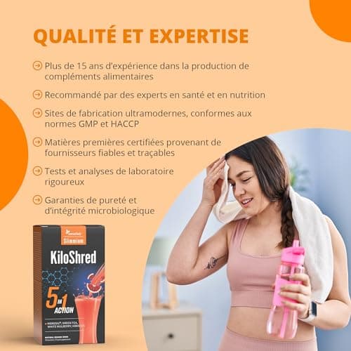 Morosil, Garcinia Cambogia, Thé de Java, Zinc - 30 sachets pour 30 jours - boisson avec Guide E-book Gratuit - SlimJOY KiloShred, Sensilab