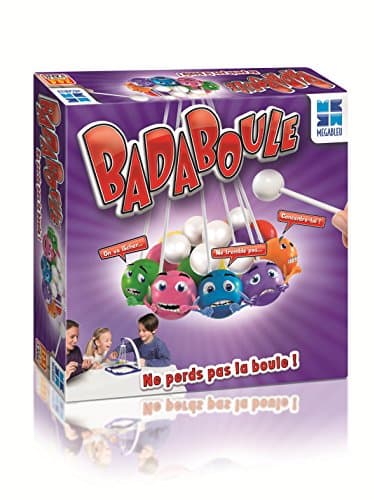 Megableu- Badaboule Société Délirant-Jeu d'Adresse, d'action et d'Ambiance-A Jouer en Famille ou Entre Amis-De 2 à 4 Joueurs-A Partir de 5 Ans, 678045, Noir