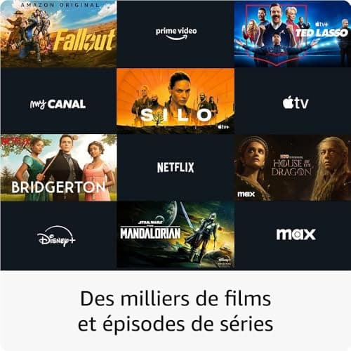 Amazon Fire TV Stick 4K Max (Nouvelle génération) | Appareil de streaming avec fonctionnalité Écran dynamique et prenant en charge le Wi-Fi 6E