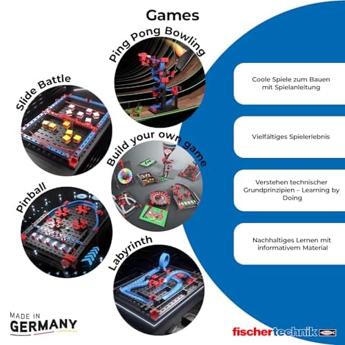 fischertechnik Advanced Labyrinth 569016 – kit de Construction, Jeu de Balle avec Boule d'équilibre, à partir de 7 Ans