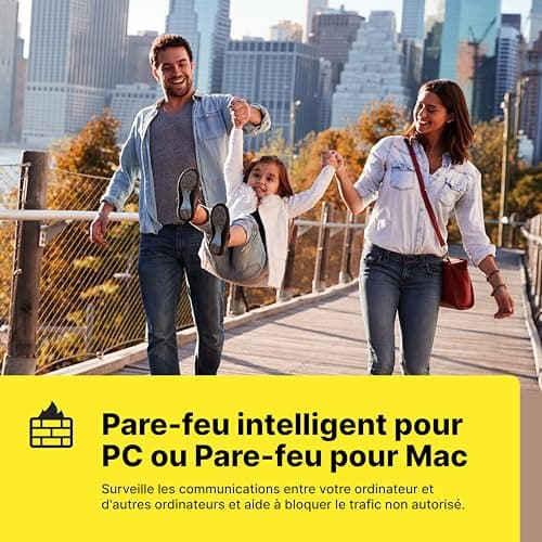 Norton Antivirus Plus 2025| 1 Appareil | 1 An d'Abonnement en renouvellement automatique| PC/Mac| Téléchargement