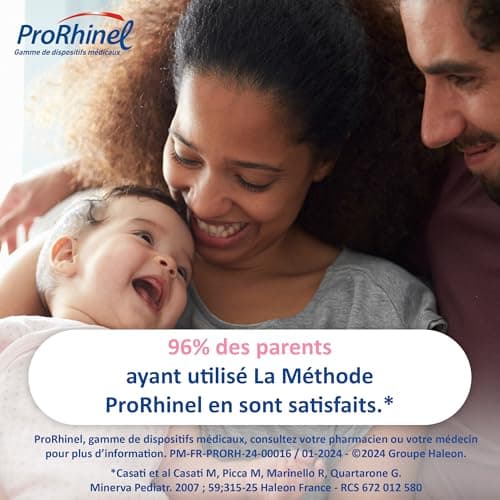 Prorhinel Lot de 6 Sérums Physiologiques. Hygiène Quotidienne pour Nez Sec ou Irrité, Allergie et Rhume. 180 Unidoses. Fabriqué en France
