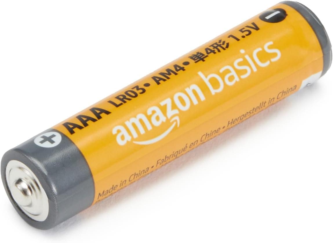 Amazon Basics Lot de 100 piles alcalines AAA haute performance, 1,5 V, durée de conservation de 10 ans
