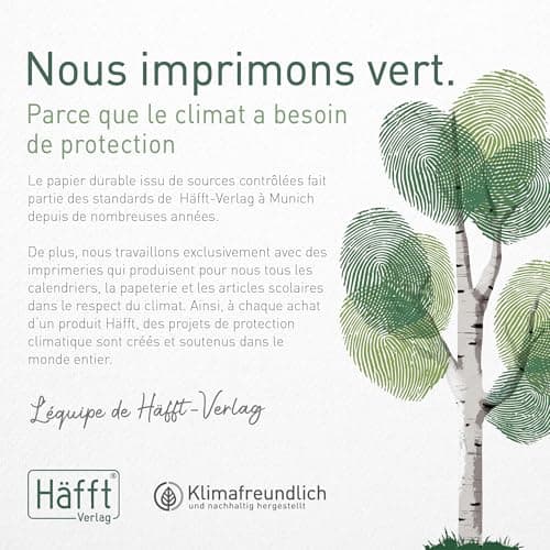 Trendstuff by Häfft Journal à pois A5 avec reliure à spirales 160 pages | Carnet à pois avec spirale, bloc universitaire, bloc sprial, bloc-notes | durable et neutre sur le climat